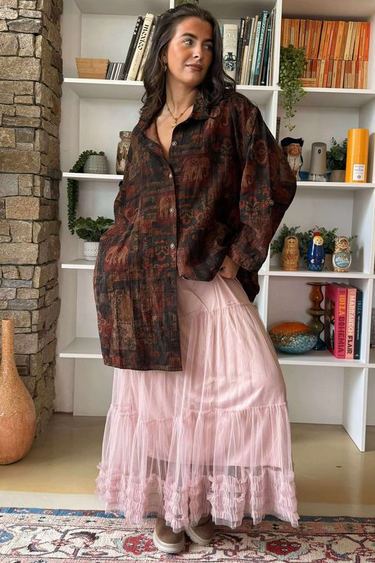 Shangri-La Longline Pocketed Shirt Jacket 3 /30 =
